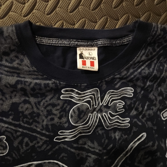 Peru All Over Print Men's T-Shirt Size Large - Picture 6 of 7